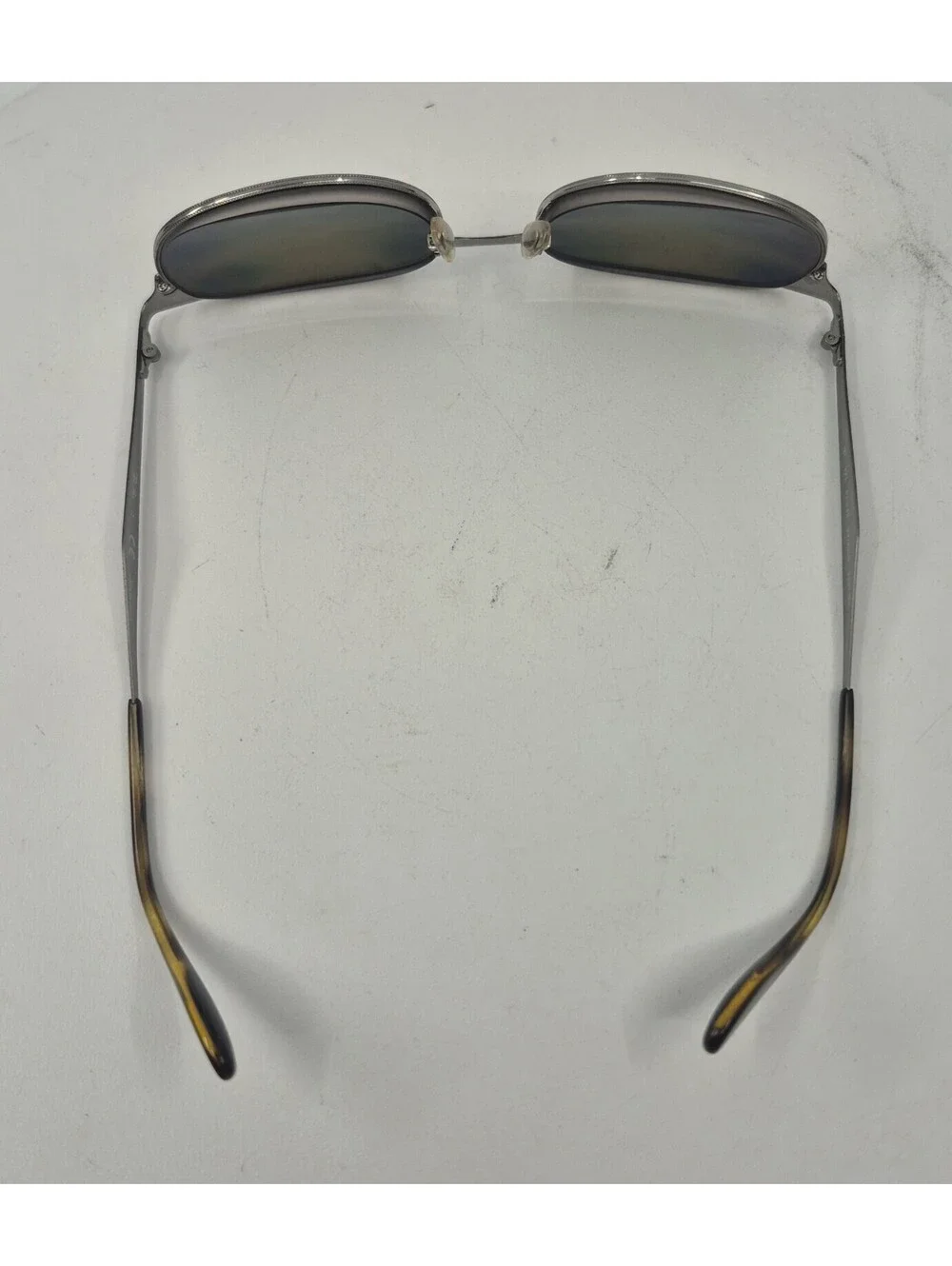 RAY BAN RB3545 9006/A8 Brown Silver Women's Aviator Mirror Sunglasses 53-19-145